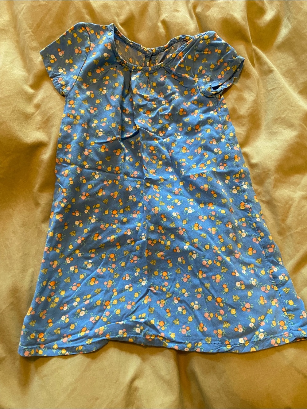 Tucker & Tate floral & bee print tshirt dress size 5